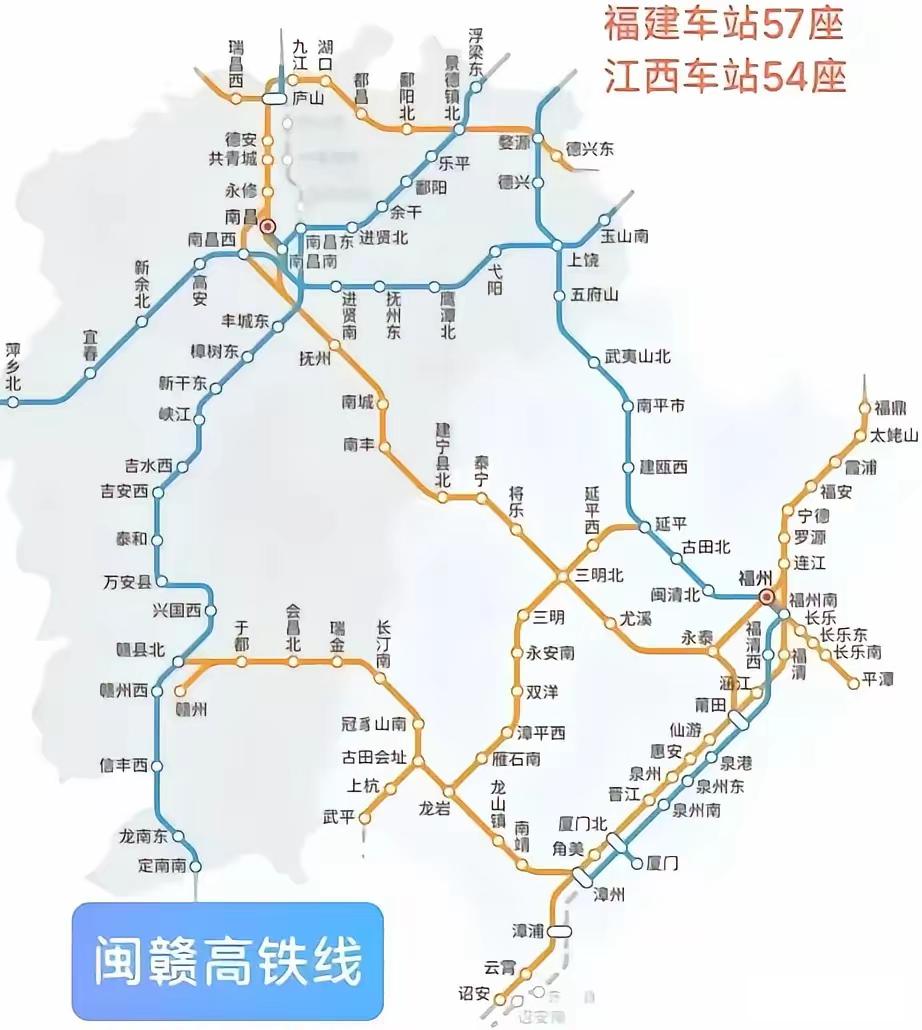 昌厦福高铁详细路线图图片