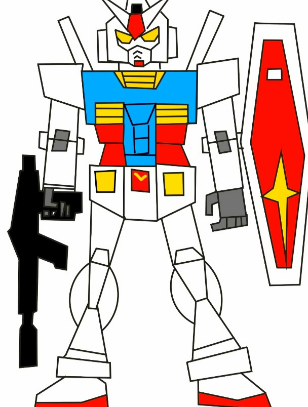 不同画法的机器人