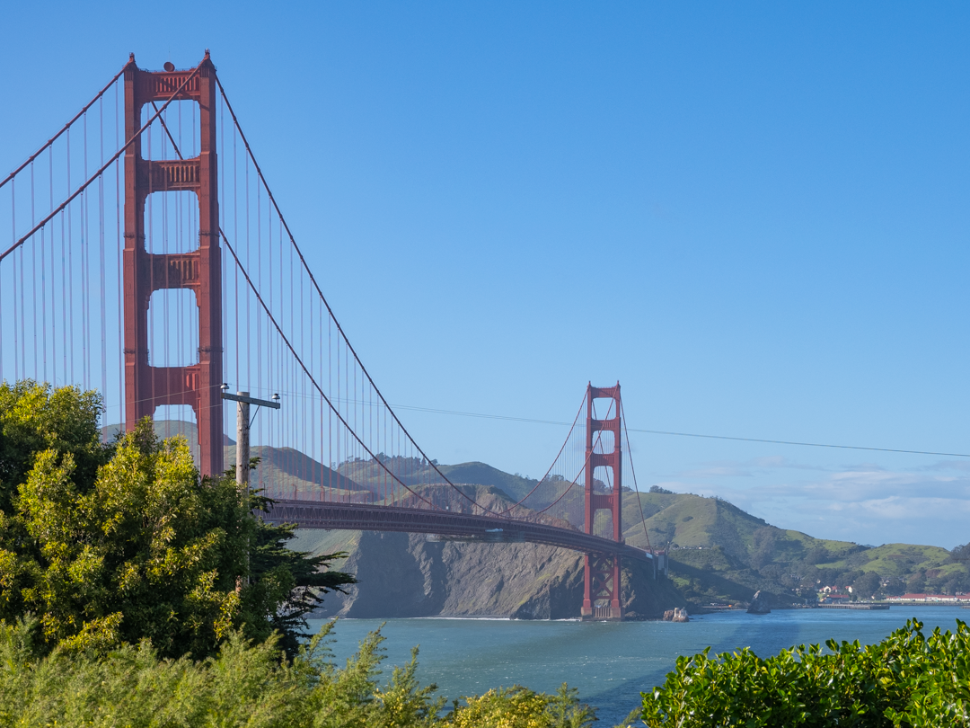 走遍美国#美国金门大桥:是旧金山最著名的地标之一,也是世界上最著名