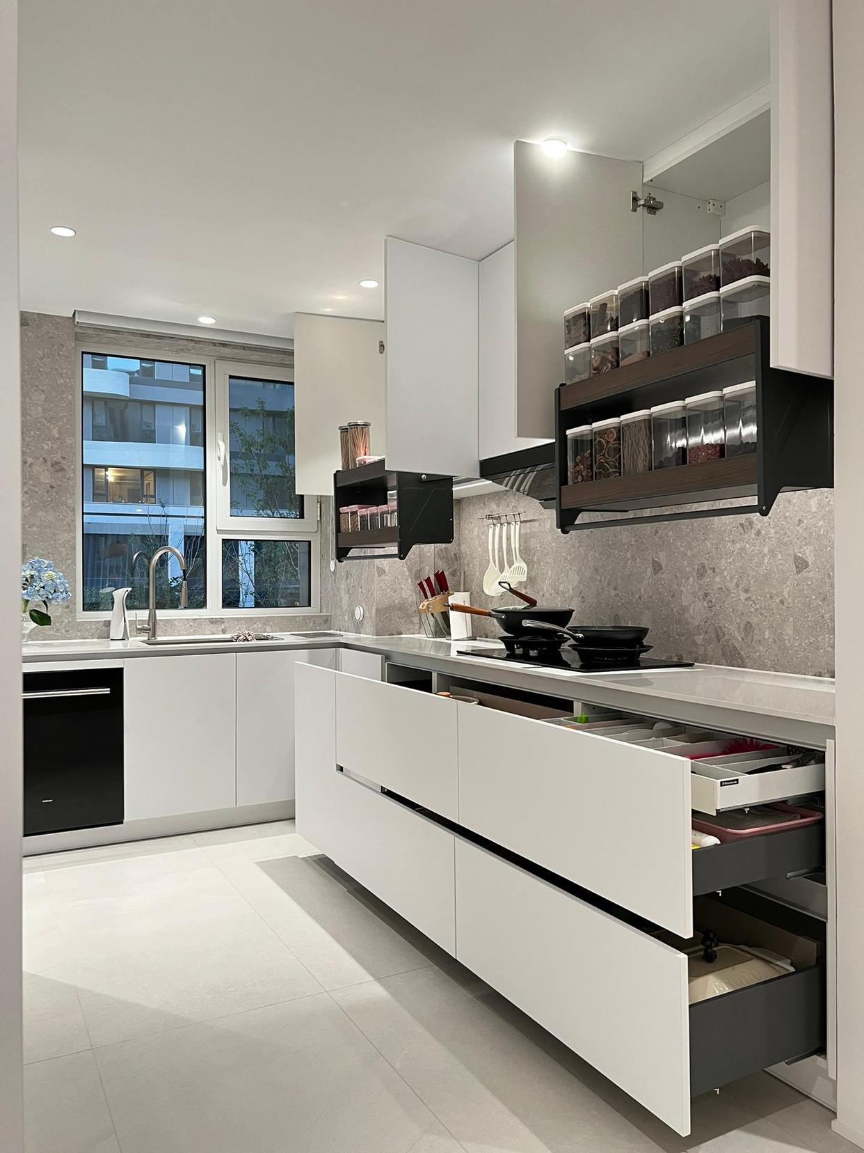 强迫症快看过来,这才真是有效厨房收纳~ 厨房收纳尽量不要用塑料收纳