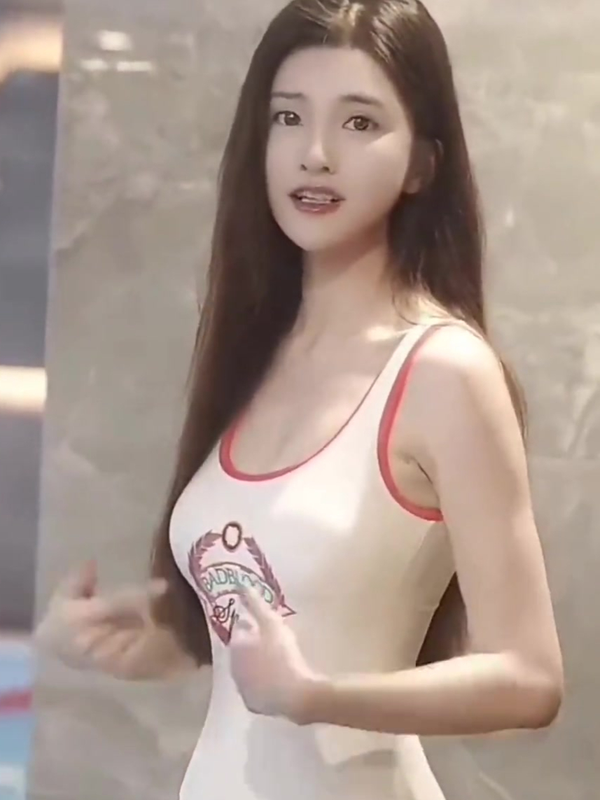 惊艳比基尼下的泳装小姐姐,海滩上的绝美佳人
