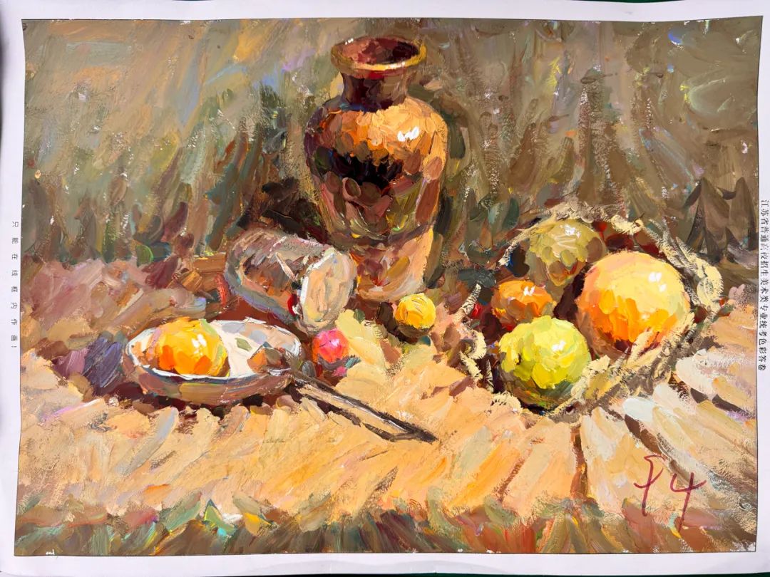 江苏美术联考二模高分卷合集:2025届美术生的实力展现!