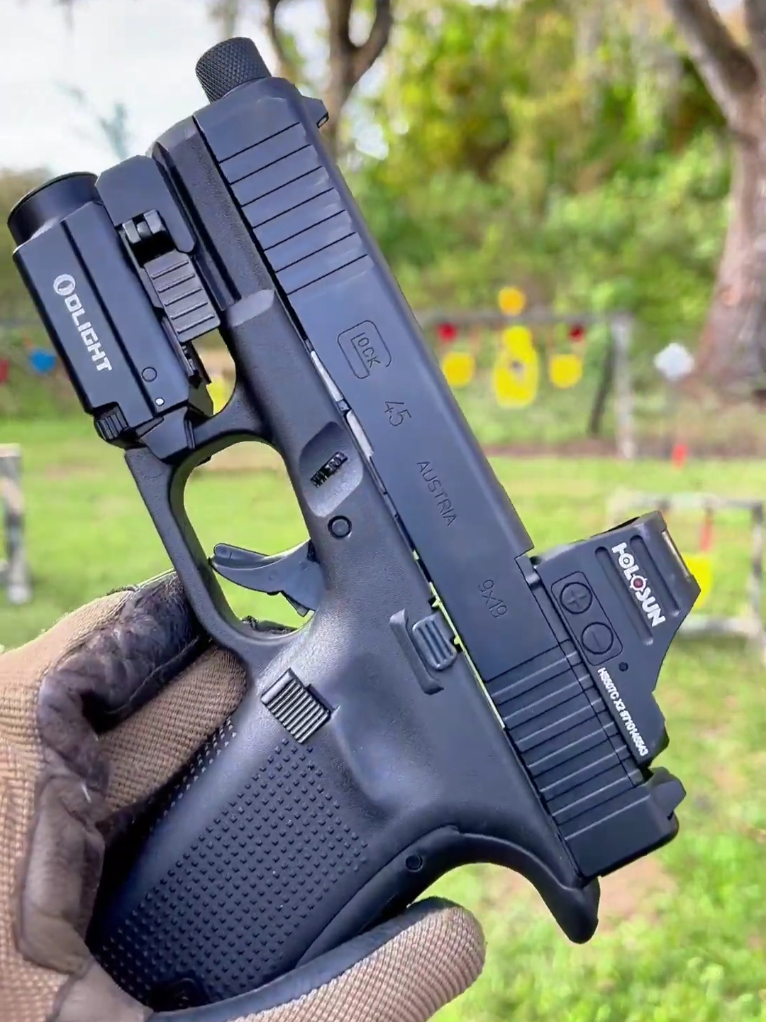 格洛克第五代9毫米 双向滑套卡槽方便左右手 可加装多种配件