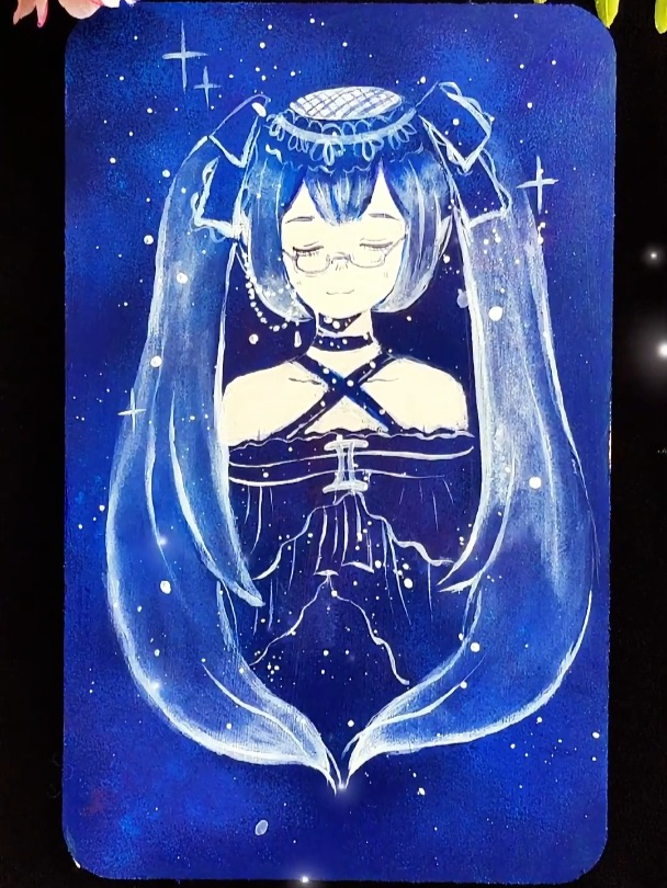 和爸爸比赛画双子座,你们都喜欢谁画的?