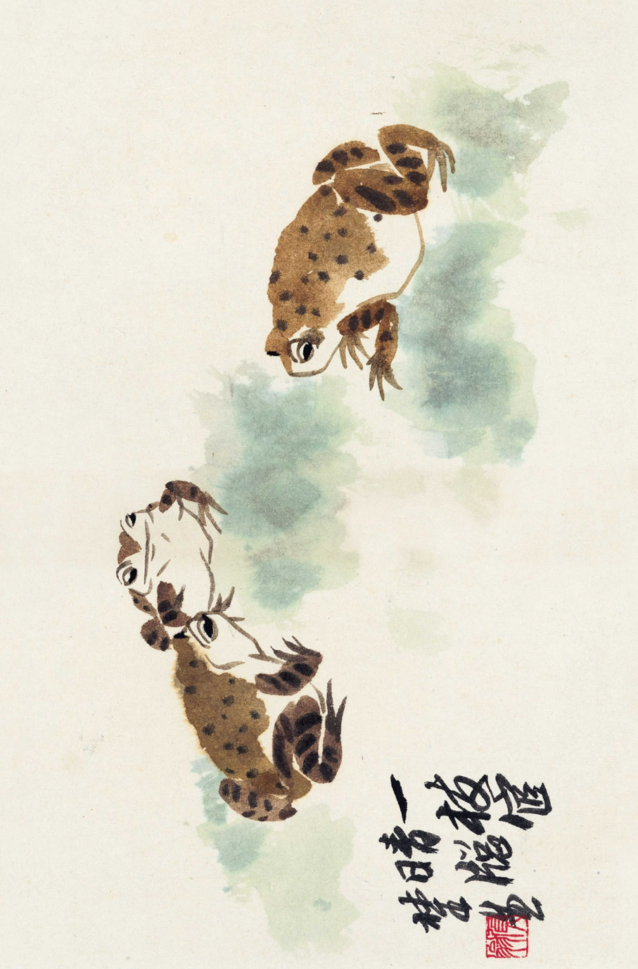 芥藏山房|来楚生的小画,常见仅钤印,或友人代为题者