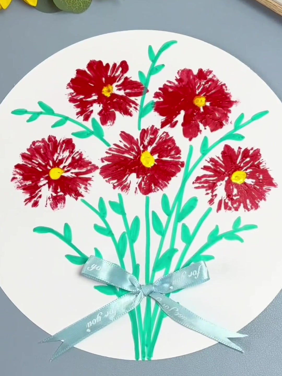 用塑料袋做个漂亮的花束
