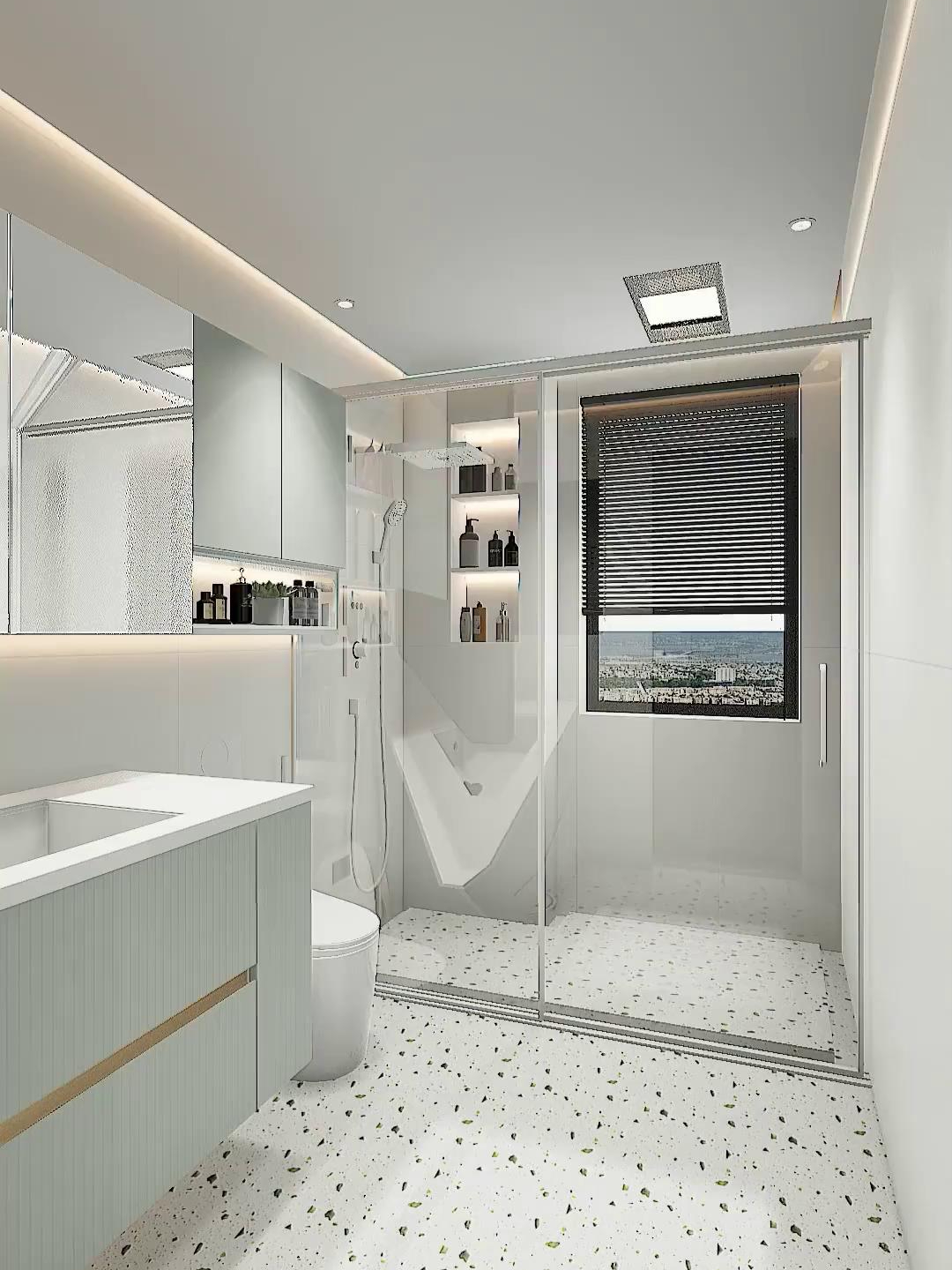 进门正对卫生间门,装修设计