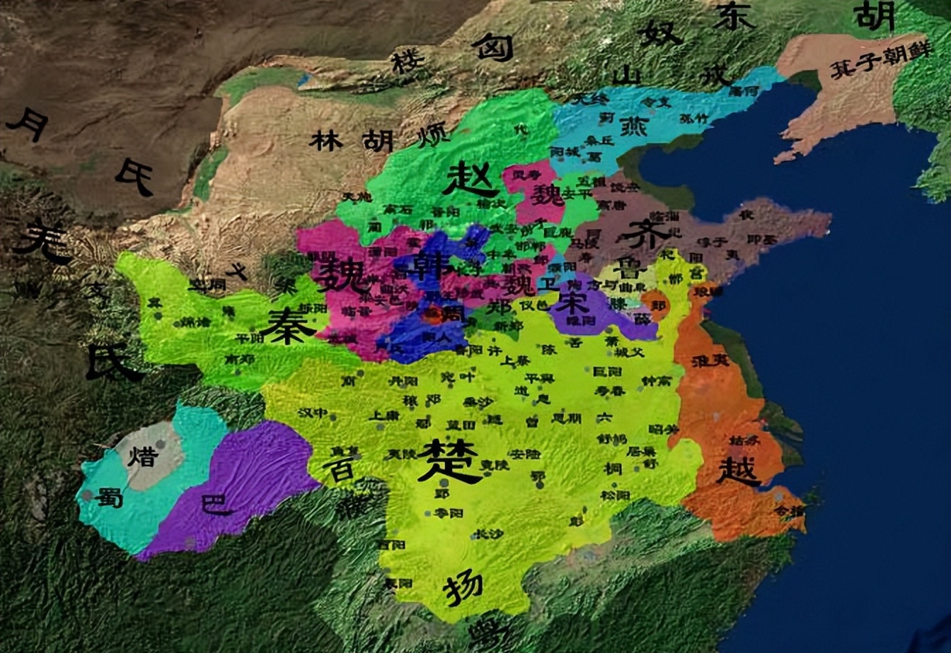 齐桓公时期的地图图片