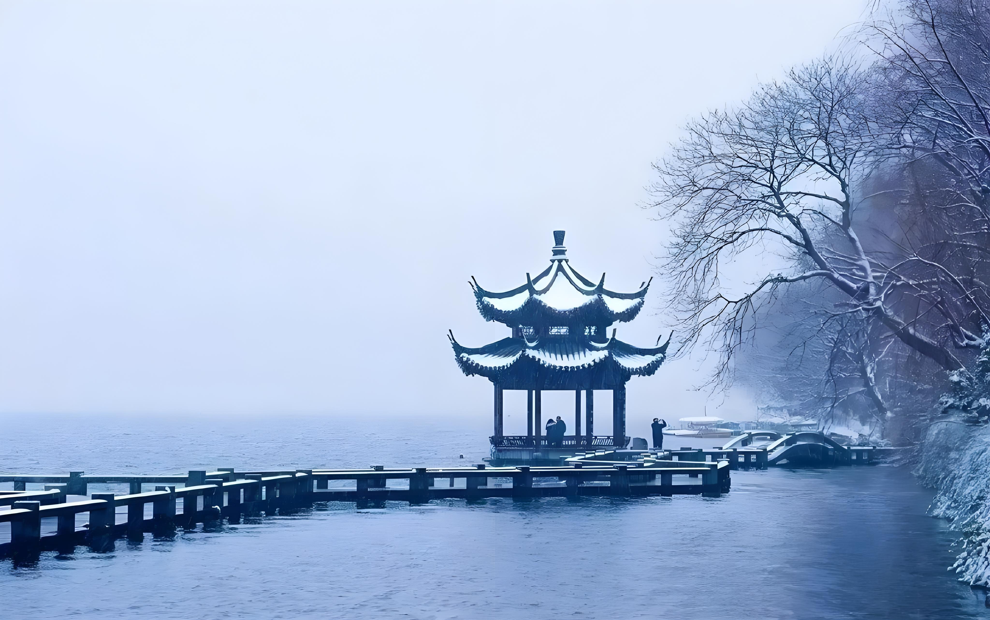 藏在山水画里的秘密:为什么古代画家都爱在画里加个亭子?