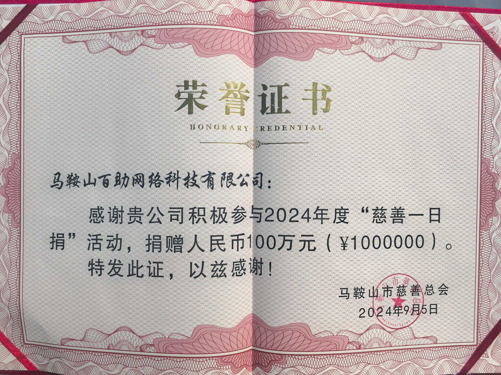 百助领航慈善新风尚,100万捐赠点亮2024安徽慈善宣传周