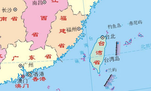 台湾周边海域地图图片