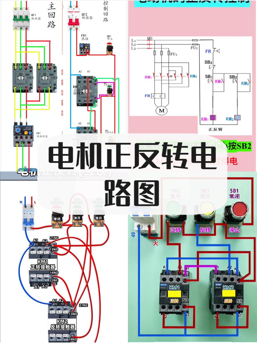 电机正反转控制电路图