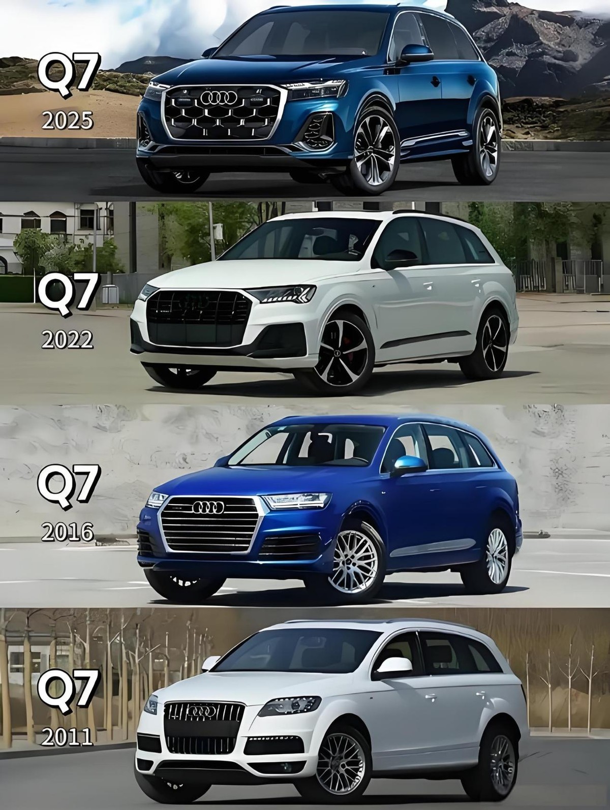 全新奥迪q7曝光能重塑初代q7的辉煌?