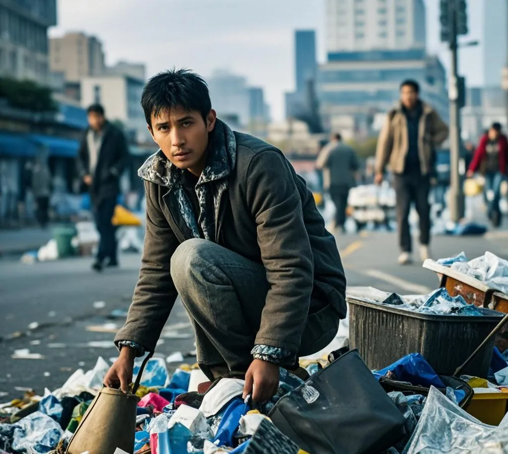 我捡破烂供弟弟读大学,他结婚没有通知我,我的一个举动让他崩溃