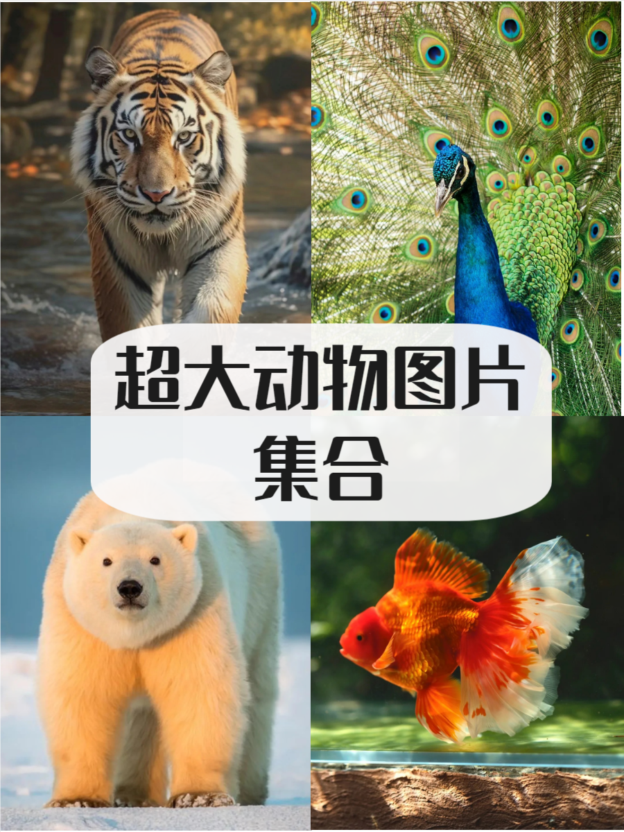 动物图片的世界总是充满了神奇与美好,每一张图片