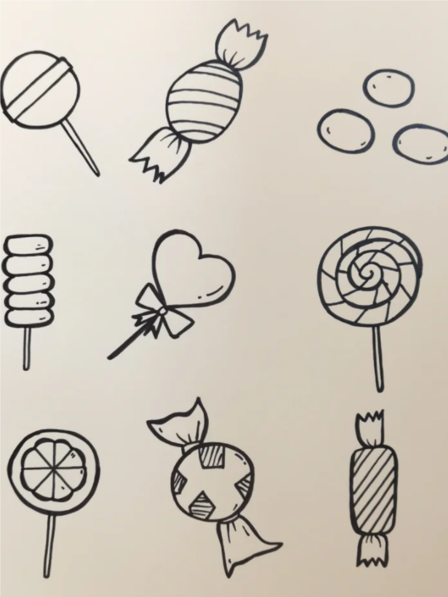 迷你小零食的世界充满了诱人的色彩和可爱的形态