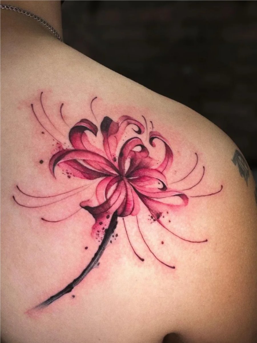 彼岸花纹身图片,快来了解一下吧