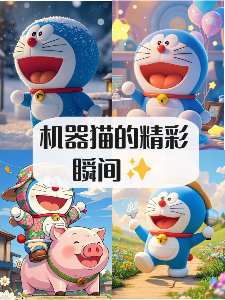 机器猫是日本漫画中非常受欢迎的角色之一,他带着神奇的