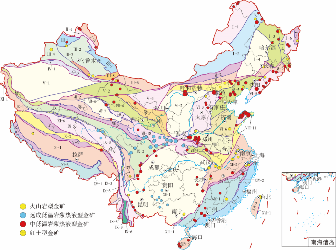 中国金矿床成矿规律与找矿预测研究