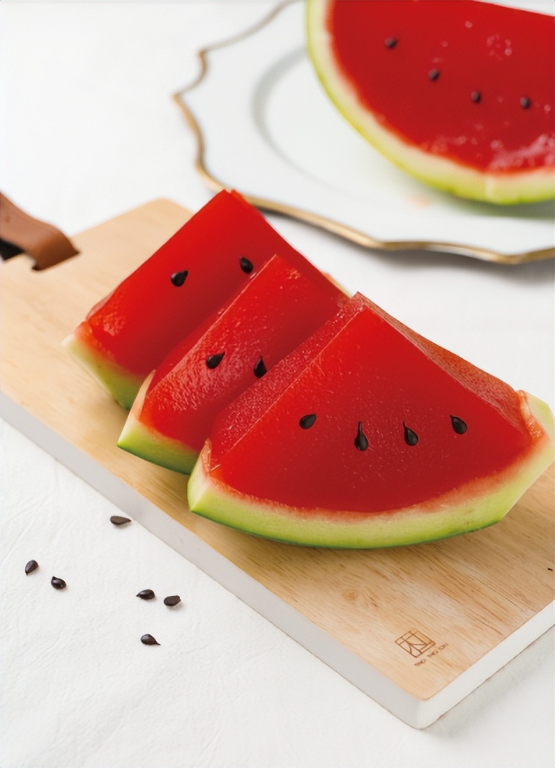 超可爱的西瓜果冻!拟真,好吃又消暑!