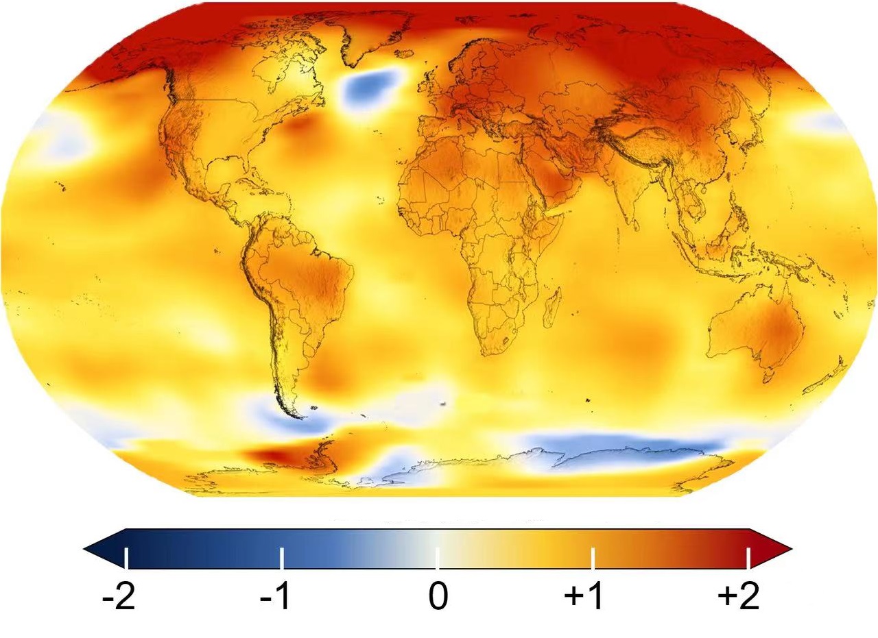 全球气温变化图图片