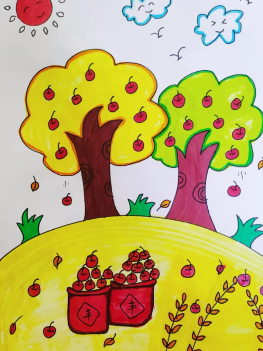 3～6岁幼儿绘画题材秋天