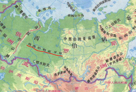 新西伯利亚 位置图片