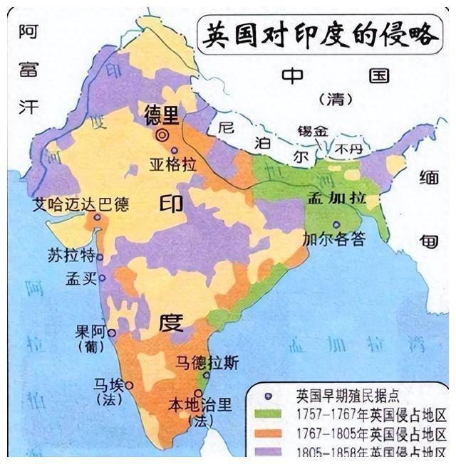印度如何成为英国的殖民地被长期殖民统治的