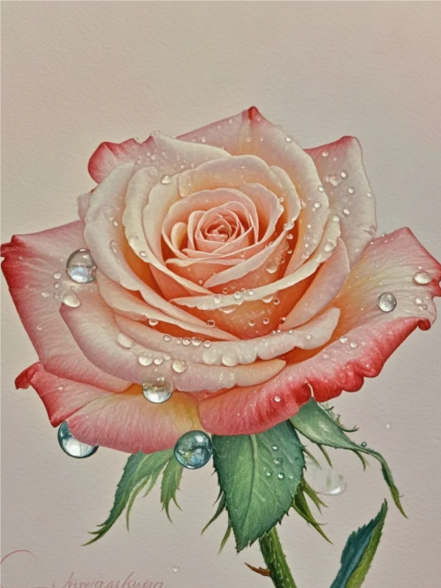 月季花简笔画,快来了解一下吧