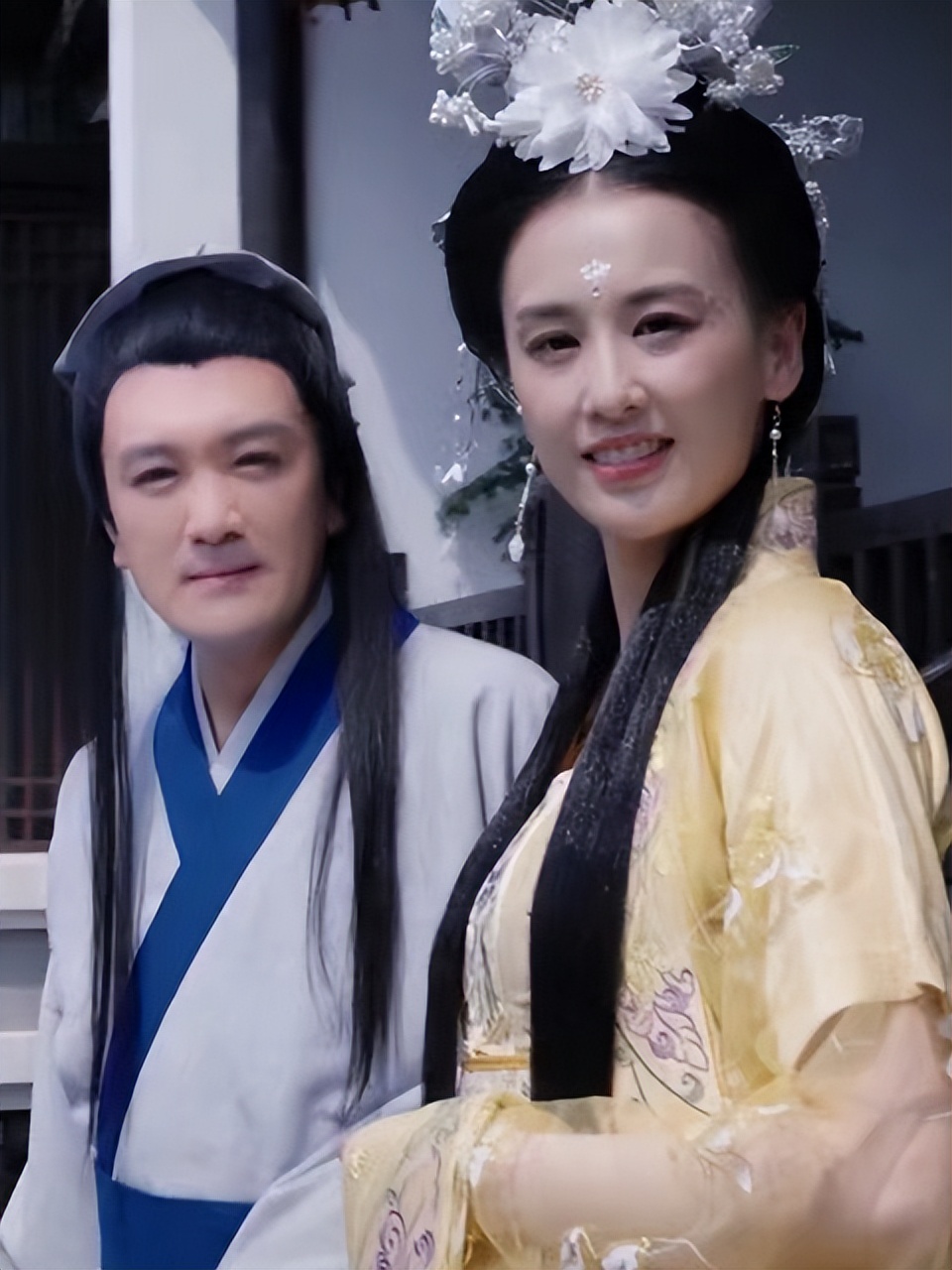 黄圣依扬子再演《天仙配》,七仙女风韵犹存,但董永变成武大郎