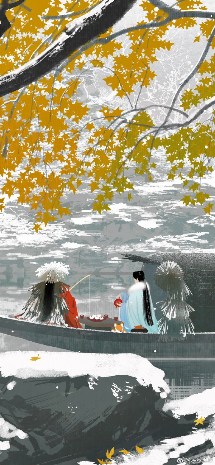 7首最风雅的冬日诗词,烹羊折梅,望月诵经,治愈了整个冬天!