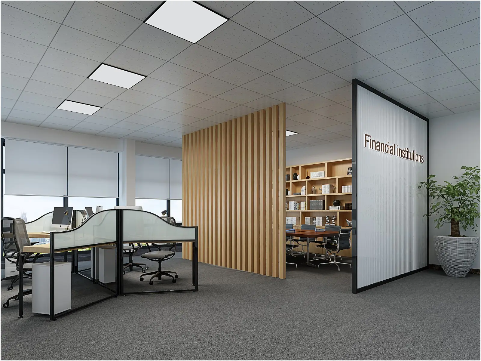 陕西写字楼办公室装修设计施工,办公场所装修设计