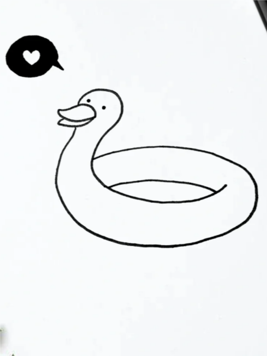 游泳圈简笔画,快来了解一下吧