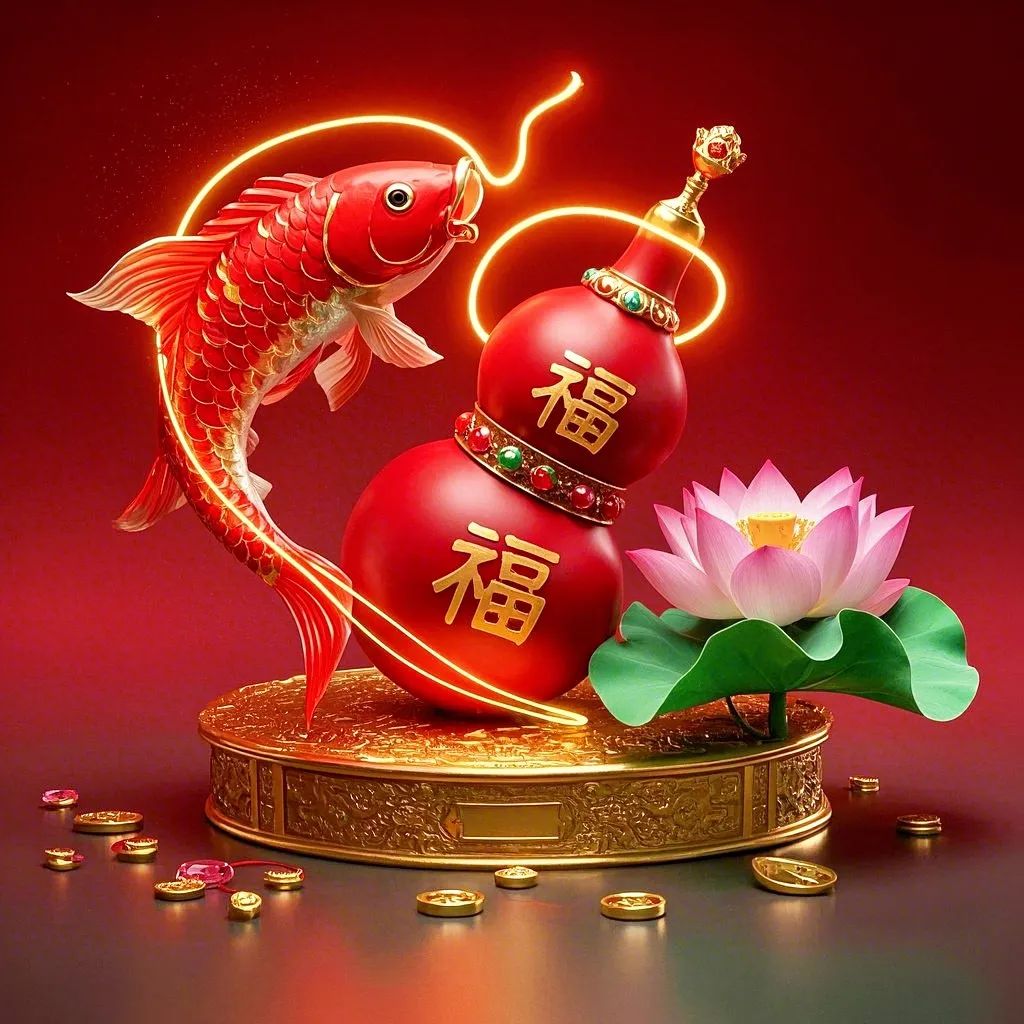 鸿运当头微信头像 柿柿如意福满门 平安好运常相伴幸福美满家团圆