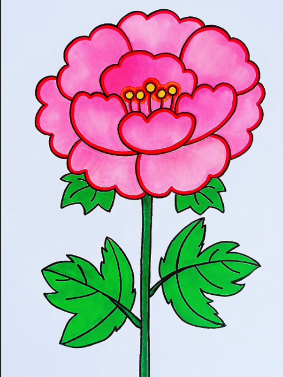 花朵简笔画简单又好看