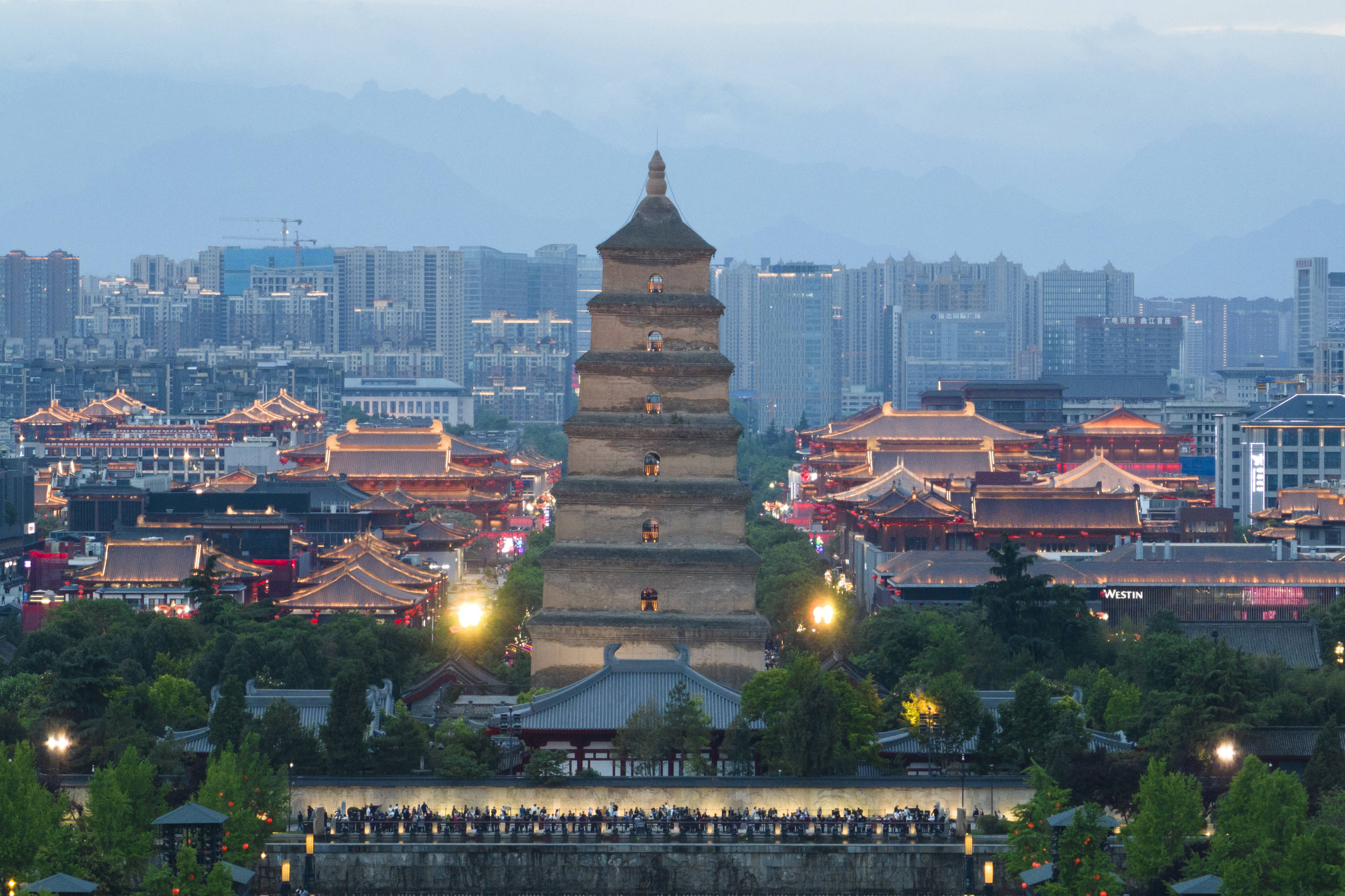 西安风景图真实照片图片