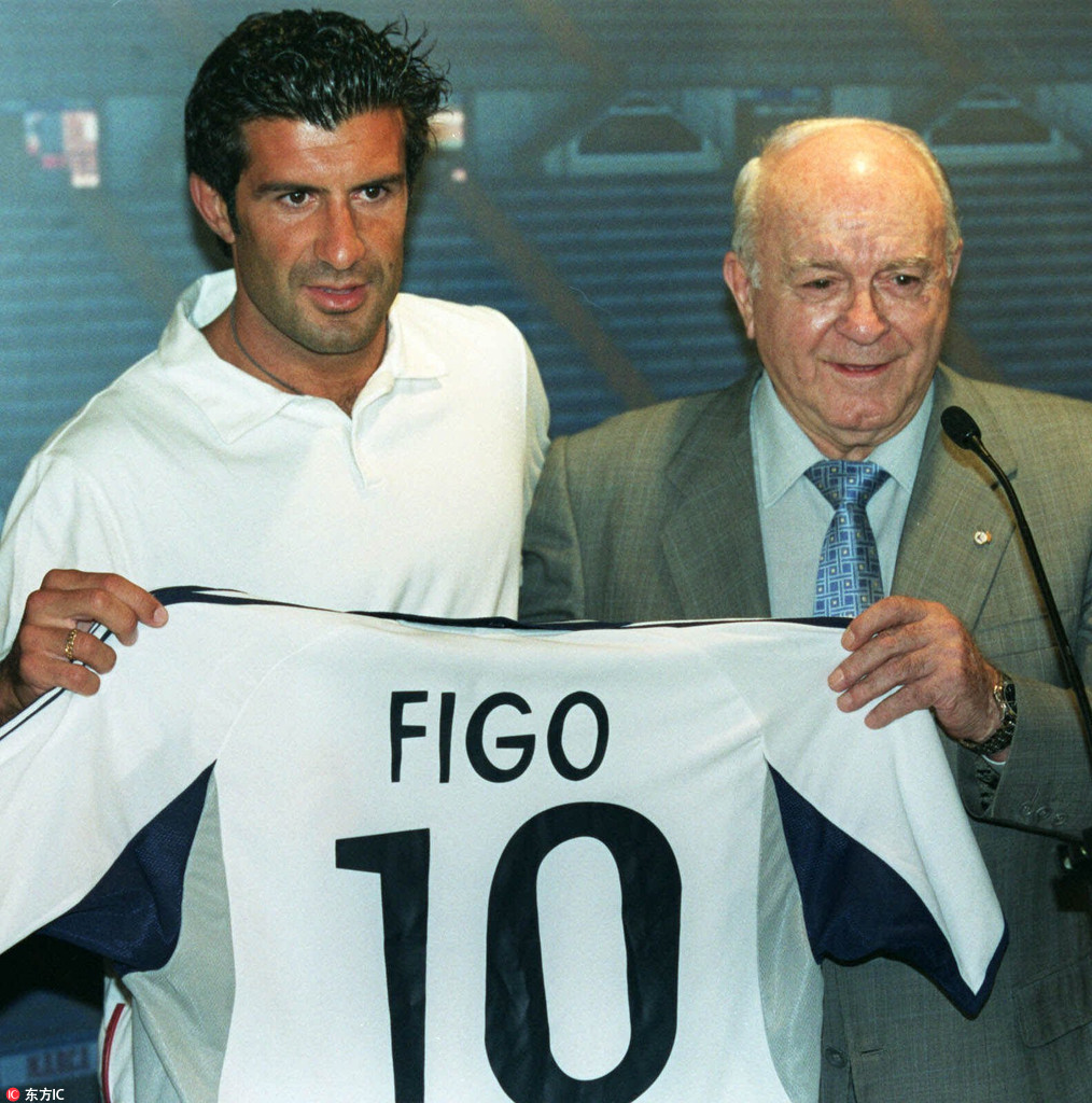 世界足坛最强反骨仔,菲戈排名第一,实至名归