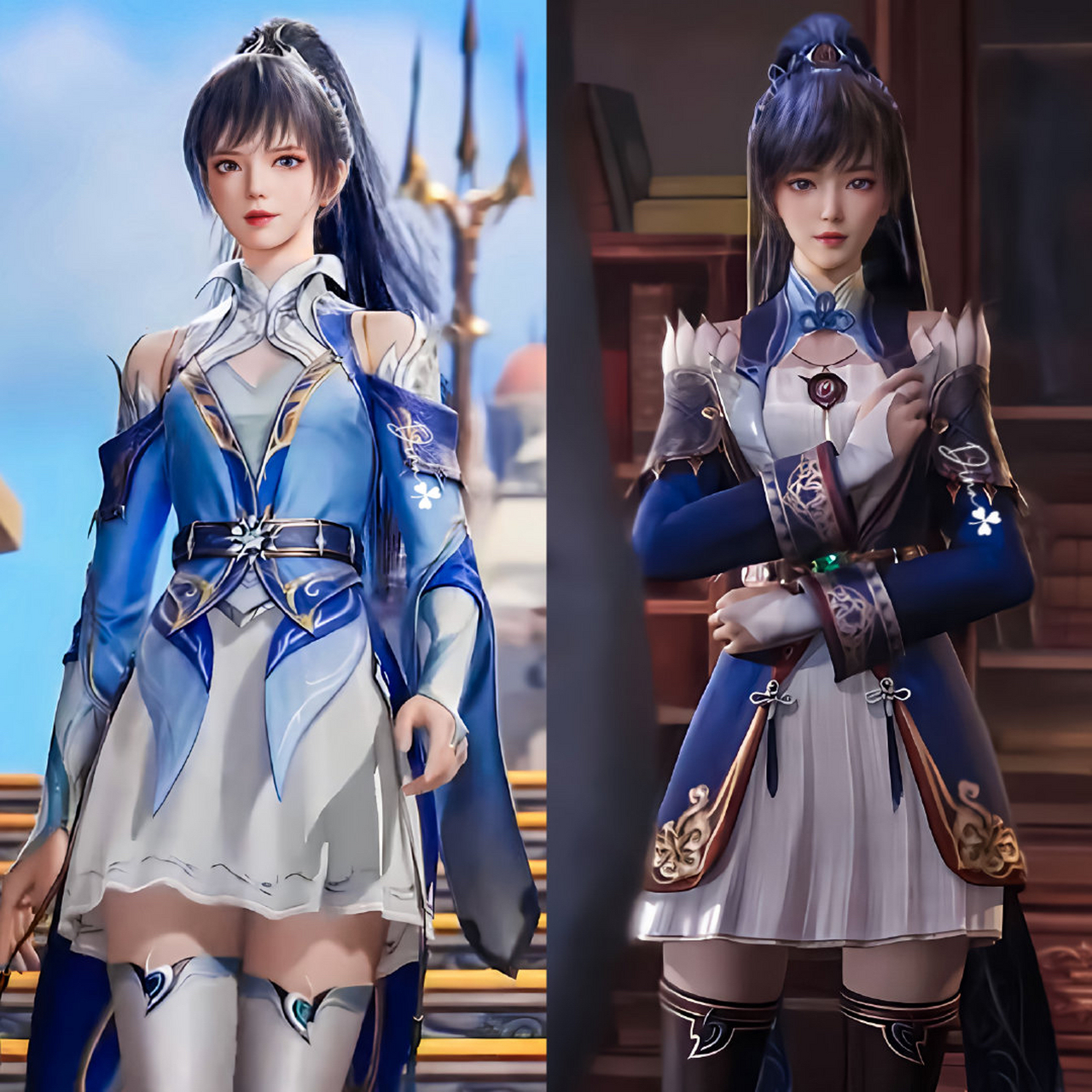 尤其是江楠楠,这是按照荣荣的建模修改的吧#斗罗大陆2绝世唐门