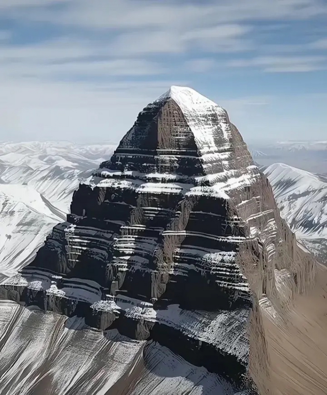 真正的冈仁波齐是这样子的 神山之王