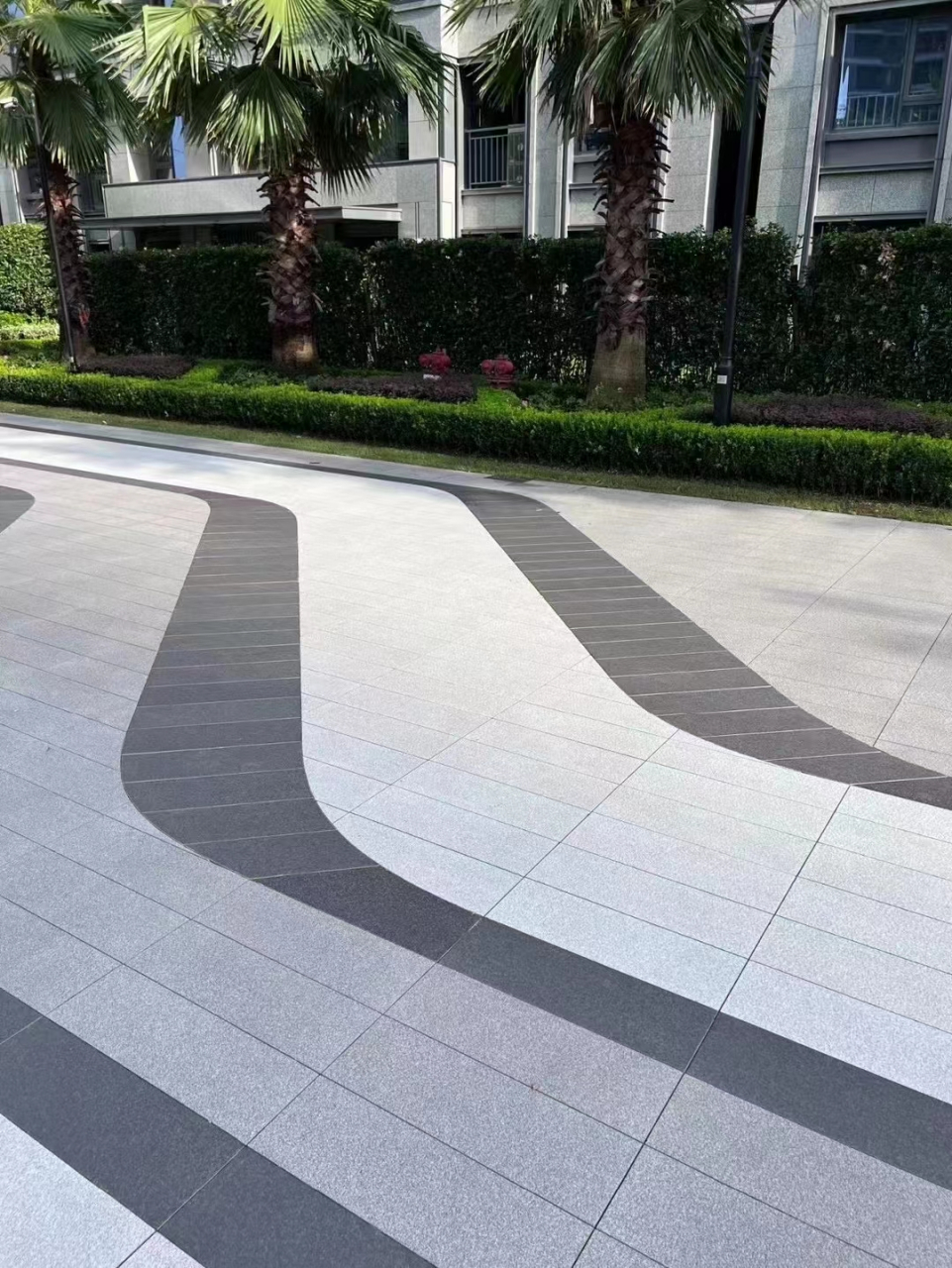 仿石材pc砖铺装