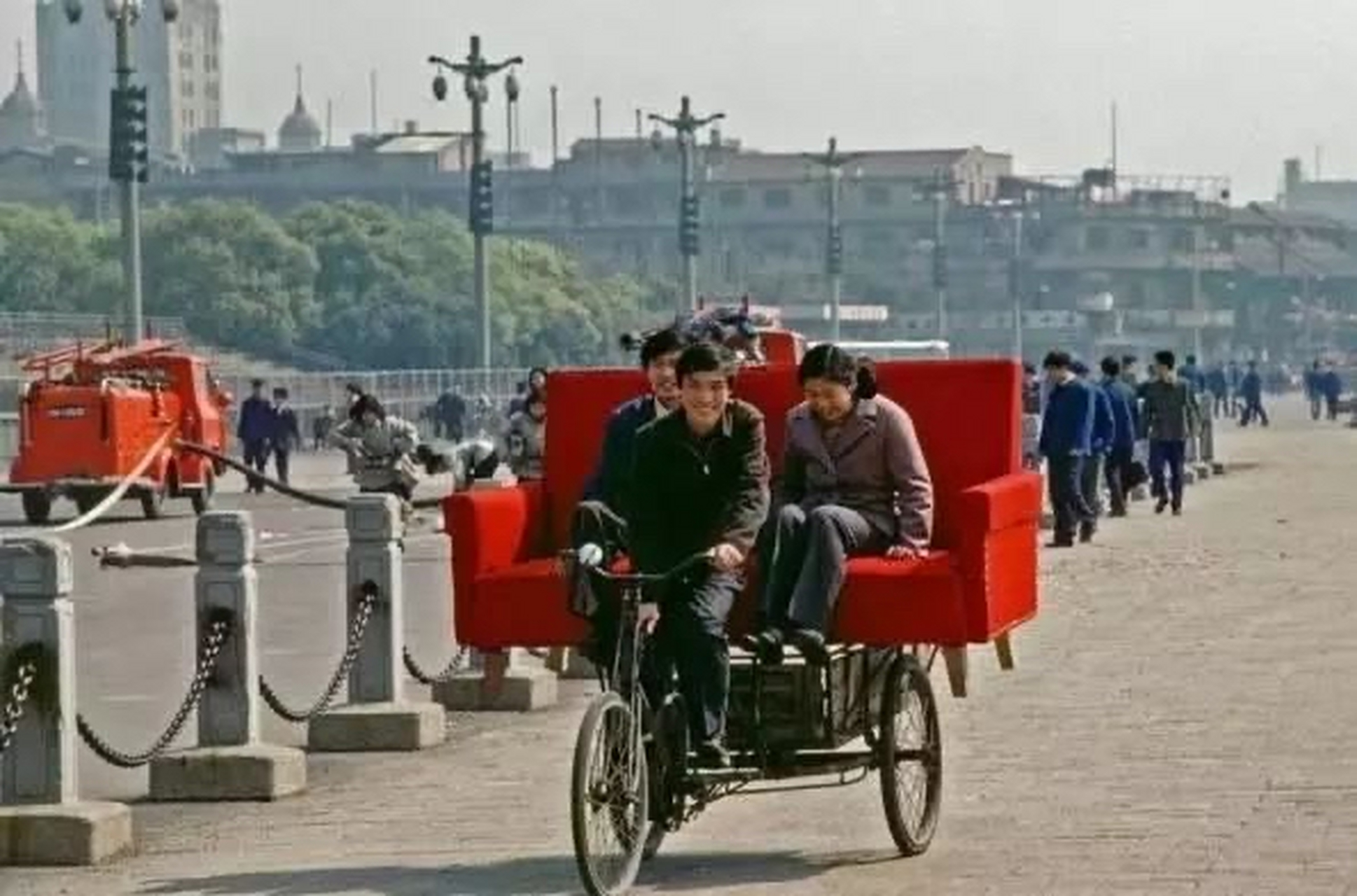 80年代上海黄鱼车,当初搬家都靠它呢