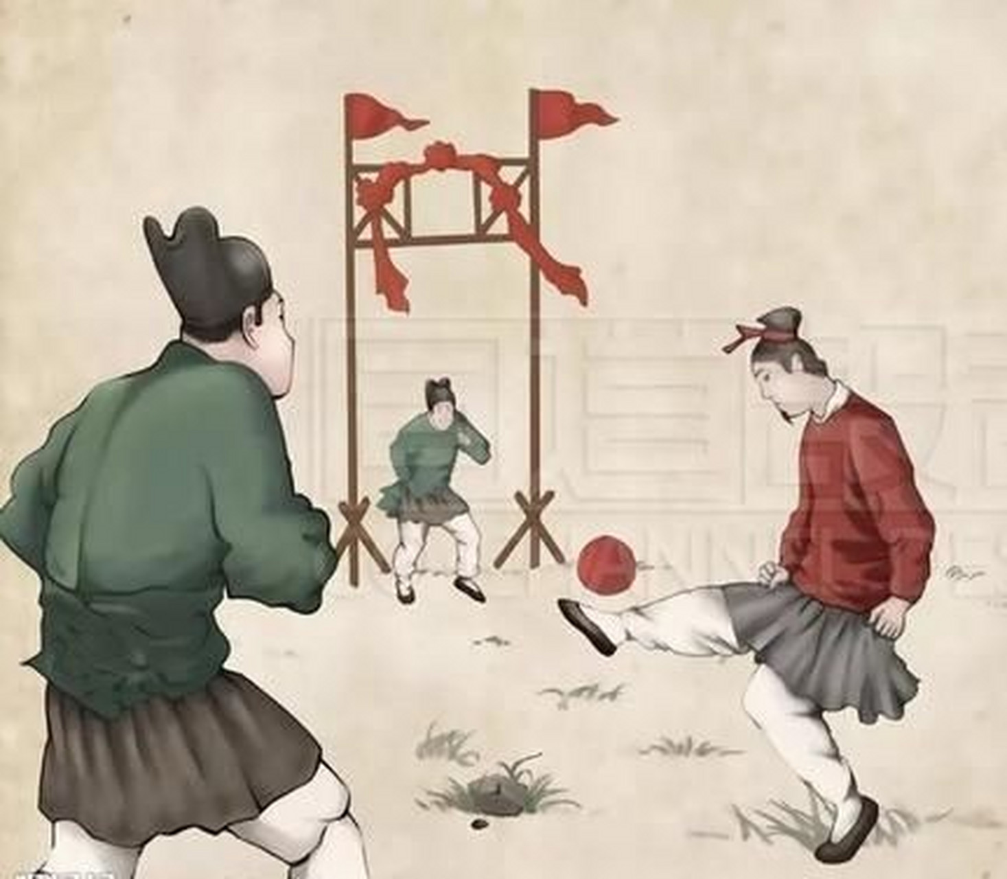 足球最早流行于战国时期