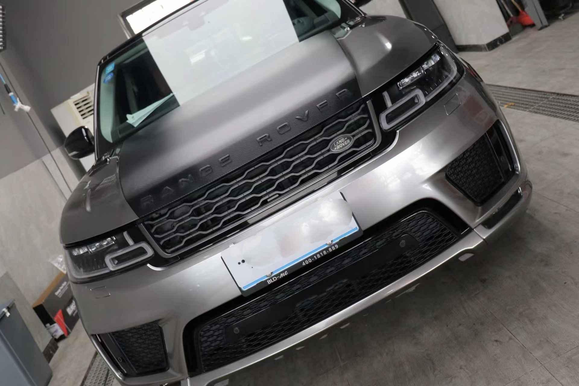 路虎揽胜运动液态金属银 完工效果[赞同][赞同][赞同]#汉思孚# #汽车