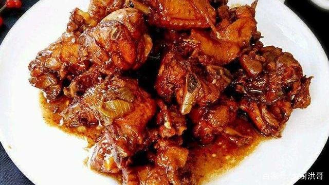 大厨教你红烧鸡肉做法,记住这一点小技巧,出锅颜色好看香味扑鼻