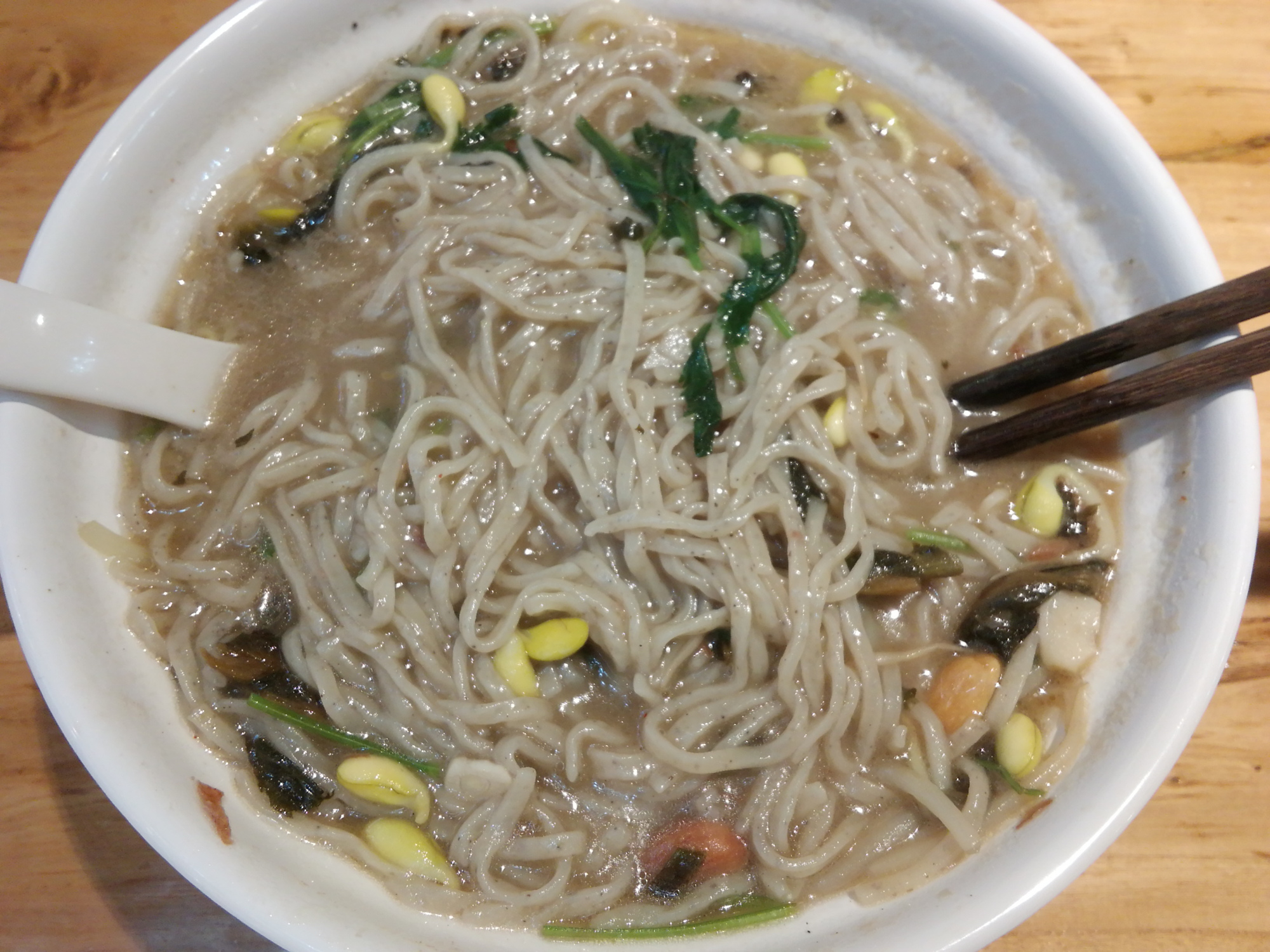 一碗浑汤素杂面