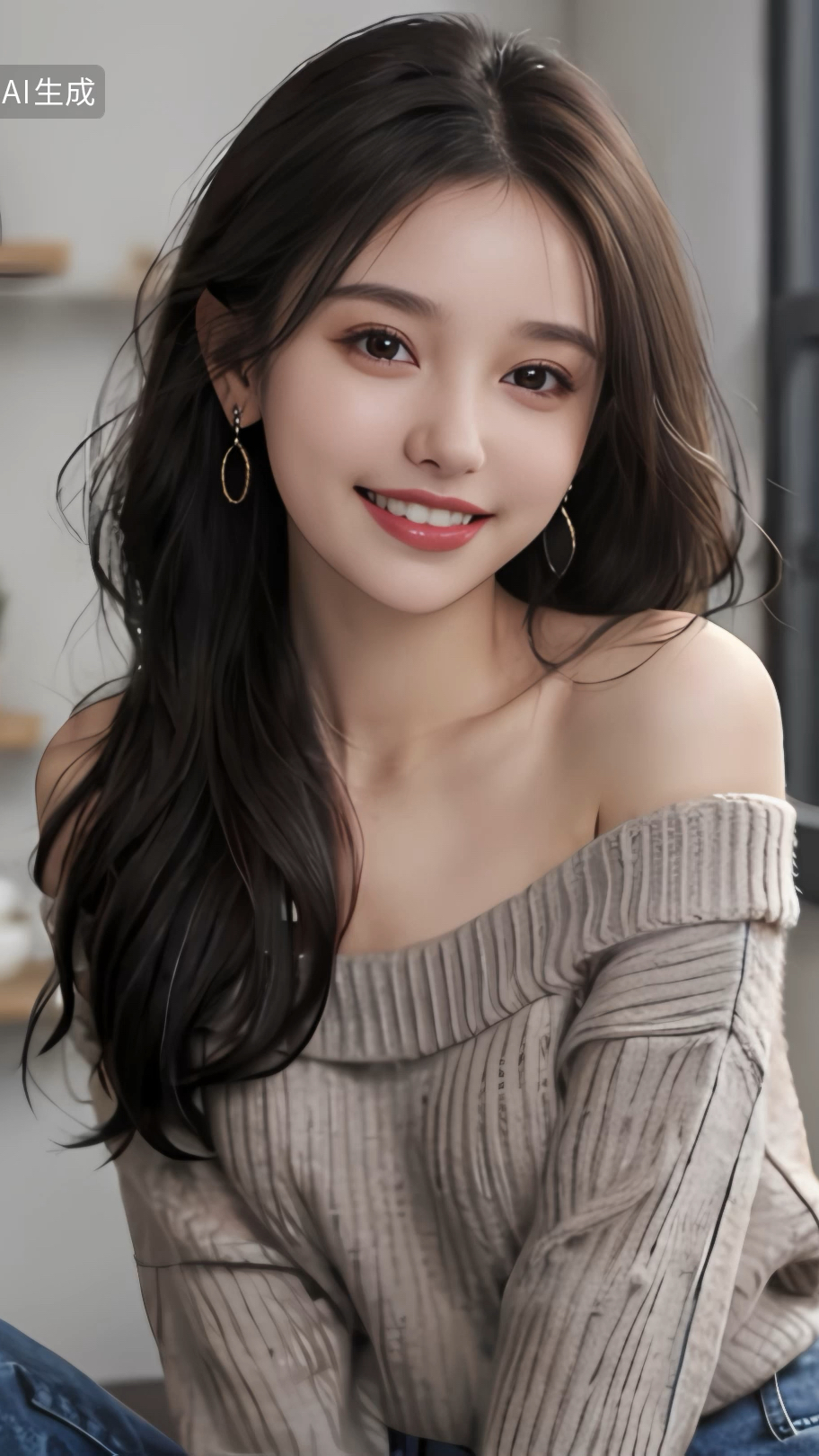 ai绘画:甜美女孩