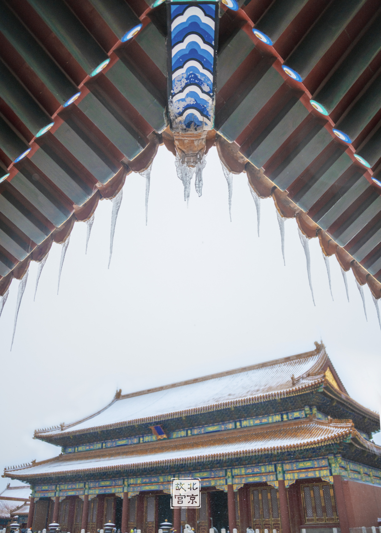 北京故宫初雪