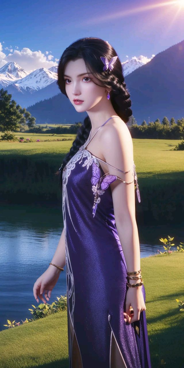 动漫中的女神异域风情楼兰公主—云曦#动漫# #完美世界