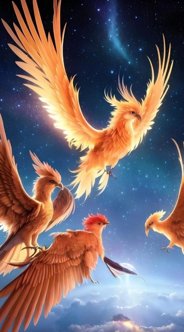 原创# 凤凰涅槃,浴火重生#助我上热门# #二次元