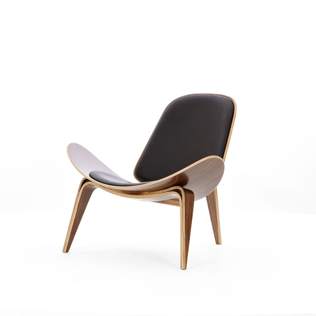 三角贝壳椅/经典弧形设计增加家居氛围感